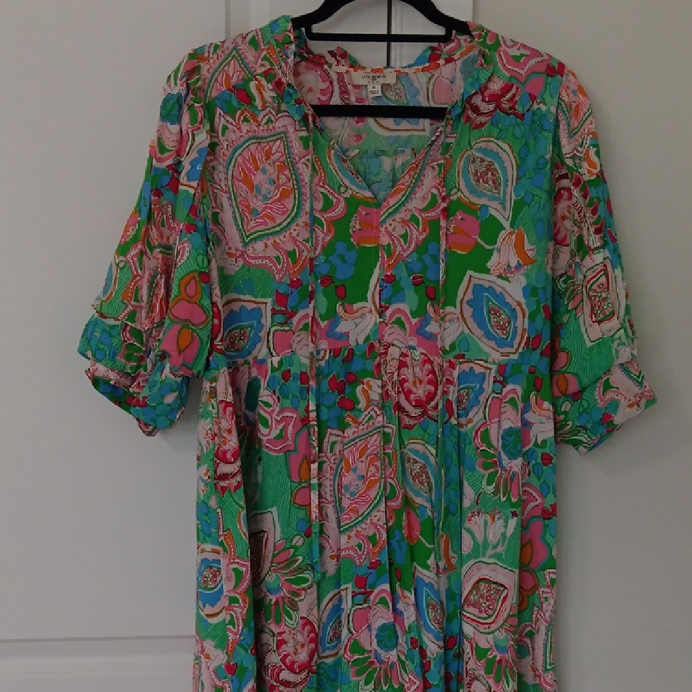 Umgee Multicolor Paisley Blouse